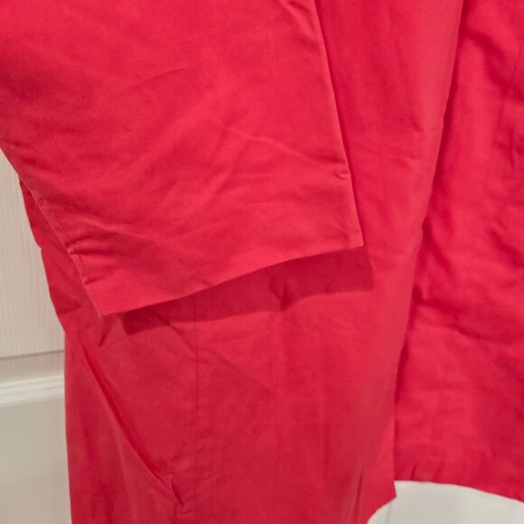 Eileen Fisher Spring Jacket Raincoat Snap Front Weather Resistant Pink Sz XL NWT - Picture 5 of 10